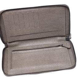 Bottega Veneta Pale Green Intreciatto Leather Zippy Travel Organizer 