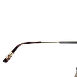 Pre Owned نظارة شمسية بوتيغا فينيتا عين قطة عاكسة بي في0094أس ذهبية/ هافانا 