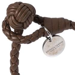 Pre Owned سوار بوتيغا فينيتا توغل جلد نابا انترشياتو بنية S