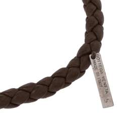 Pre Owned سوار بوتيغا فينيتا توغل جلد نابا انترشياتو بنية S