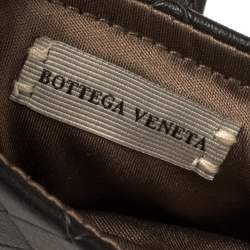 Pre Owned Bottega Veneta Brown Intrecciato Leather Sunglasses Case 