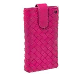 Bottega Veneta Fuchsia Intrecciato Nappa iPhone 5 Case