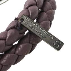 مملوكة مسبقًا سوار بوتيغا فينيتا حبل مزدوج جلد أنترشياتو بنفسجي مقاس صغير (سمول)