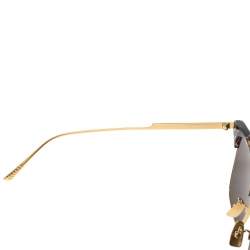 مملوكة مسبقًا Bottega Veneta Havana/ Brown BV1007SK Clubmaster Sunglasses