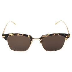 مملوكة مسبقًا Bottega Veneta Havana/ Brown BV1007SK Clubmaster Sunglasses