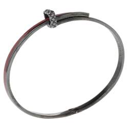 مملوكة مسبقًا سوار بوتيغا فينيتا إيناميل أحمر فضة إسترليني