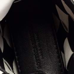 Bottega Veneta Black/White Intrecciato Leather Cabat Bag Charm