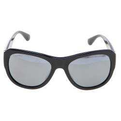 Pre Owned Chanel Black 5310-A Rectangle Sunglasses