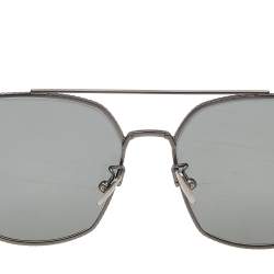 Pre Owned Bottega Veneta Grey/Gunmetal BV0140S Mirror Wayfarer Sunglasses
