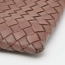 Bottega Veneta Old Rose Intrecciato Leather Crossbody Phone Holder