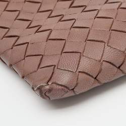 Bottega Veneta Old Rose Intrecciato Leather Crossbody Phone Holder