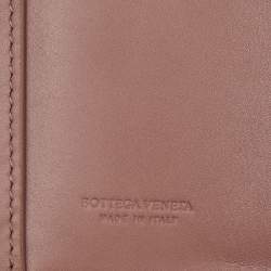 Bottega Veneta Mauve Intrecciato Leather Passport Holder