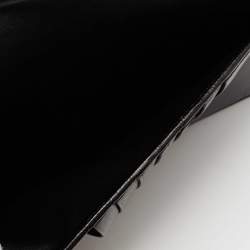 Pre Owned Bottega Black Intrecciato Leather Agenda Cover