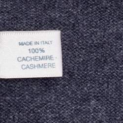 Pre Owned Bottega Veneta Grey Cashmere Beanie Hat