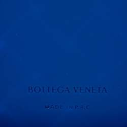 Bottega Veneta Blue Intrecciato Rubber iPhone 13 Case