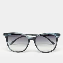 Bottega Veneta Black/Blue Printed BV0132S  Square Sunglasses
