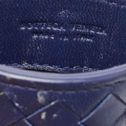 Bottega Veneta Dark Blue Intrecciato Leather Phone Case