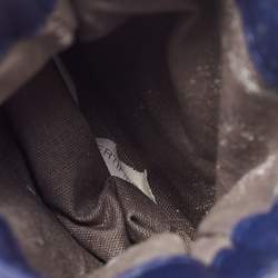 Bottega Veneta Dark Blue Intrecciato Leather Phone Case