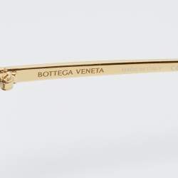 Bottega Veneta Black/Gold BV1091S Oval Sunglasses