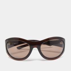 Bottega Veneta Dark Brown BV 07/S Oval Sunglasses