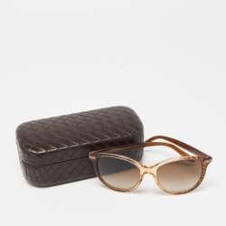 Bottega Veneta Brown/Beige Gradient BV  219/S Cat Eye Sunglasses