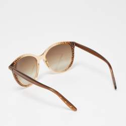 Bottega Veneta Brown/Beige Gradient BV  219/S Cat Eye Sunglasses