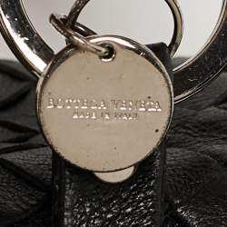 Bottega Veneta Black Intrecciato Leather Zip Pouch