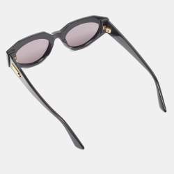 Bottega Veneta Black BV1031S Oval Sunglasses