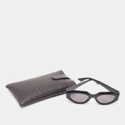 Bottega Veneta Black BV1031S Oval Sunglasses