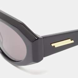 Bottega Veneta Black BV1031S Oval Sunglasses