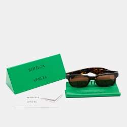 Bottega Veneta Brown BV1146S Rectangular Sunglasses