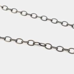Bottega Veneta Woven Ball Enamel Sterling Silver Pendant Necklace