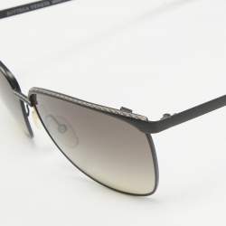 Bottega Veneta Black Gradient Frame BV 168/S Square Sunglasses