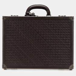 Bottega Veneta Brown Nappa Intrecciato Attache Briefcase