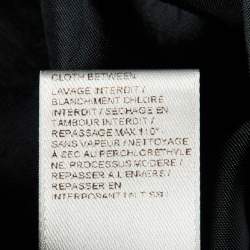 Bottega Veneta Black Textured & Printed Crepe Sleeveless Maxi Dress S