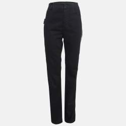 Bottega Veneta Black Side Stripe Denim Jeans M Waist 32"