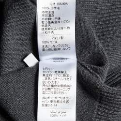 Bottega Veneta Grey Wool Knit Button Front Cardigan S