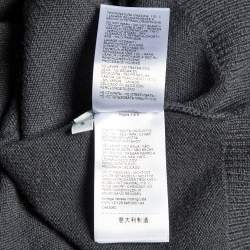 Bottega Veneta Grey Wool Knit Button Front Cardigan S