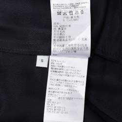 Bottega Veneta Navy Blue Crepe Long Dress S