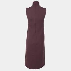 Bottega Veneta Purple Rib Knit Midi Dress XS
