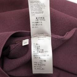 Bottega Veneta Purple Rib Knit Midi Dress XS