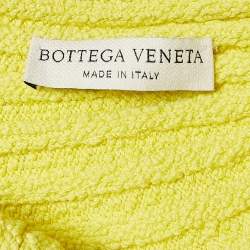 Bottega Veneta Green Rib Knit Drape Style Jumper M