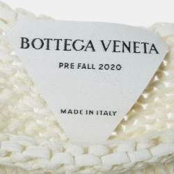 Bottega Veneta Off White Rib Knit Strappy Short Dress XS