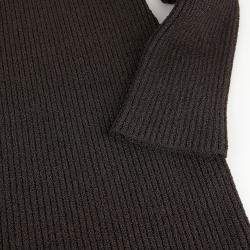 Bottega Veneta Brown Rib Knit Dress Size 42