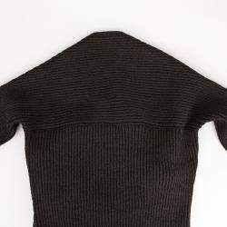 Bottega Veneta Brown Rib Knit Dress Size 42