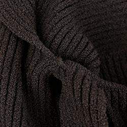Bottega Veneta Brown Rib Knit Dress Size 42