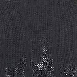 Bottega Veneta Black Knit Sleeveless Knee-Length Dress S