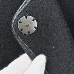 Pre Owned Bottega Veneta Collarless Coat Black #40