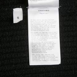 مملوكة مسبقًا Bottega Veneta Black Rib Knit Cut-Out Mini Dress S