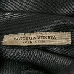 مملوكة مسبقًا Bottega Veneta Black Silk Pocket Front Short Dress S